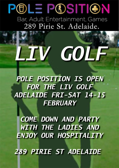 Pole Polsition Adult Entertainment Venue - open during Liv Golf